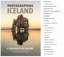 Load image into Gallery viewer, Photographing Iceland - A Photo Guide to 100 Locations (eBOOK/ePUB)
